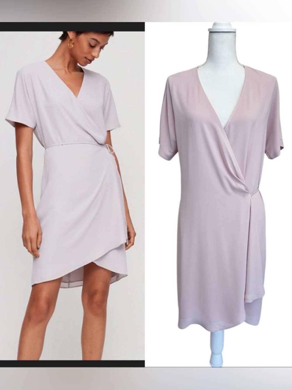 Babaton Wallace Wrap Dress - Size M